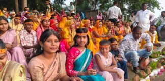 बरगढ़ में निकली भव्य कलश यात्रा, विधि-विधान से हुई घटस्थापना
