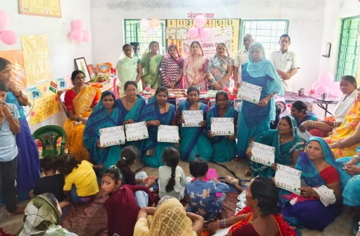 सेवा संकल्प अभियान: आंगन मिलन सेवा कार्यक्रम आंगनबाड़ी केंद्र तिऊर में